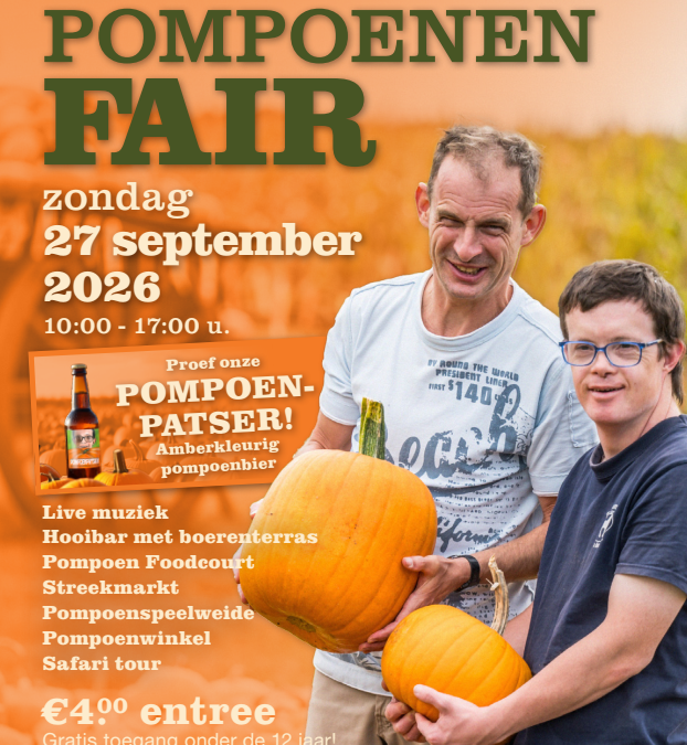 Pompoenenfair 27 september 2026